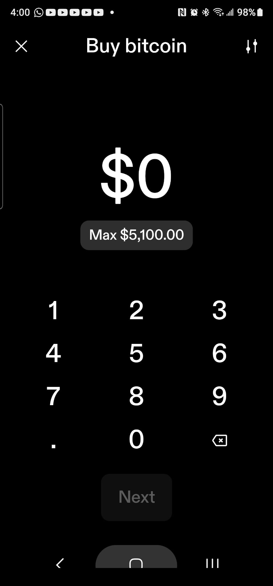 点击BUY后会出现输入金额，点击Max或者要买入的金额 点击Next 下一步进行购买!.jpg